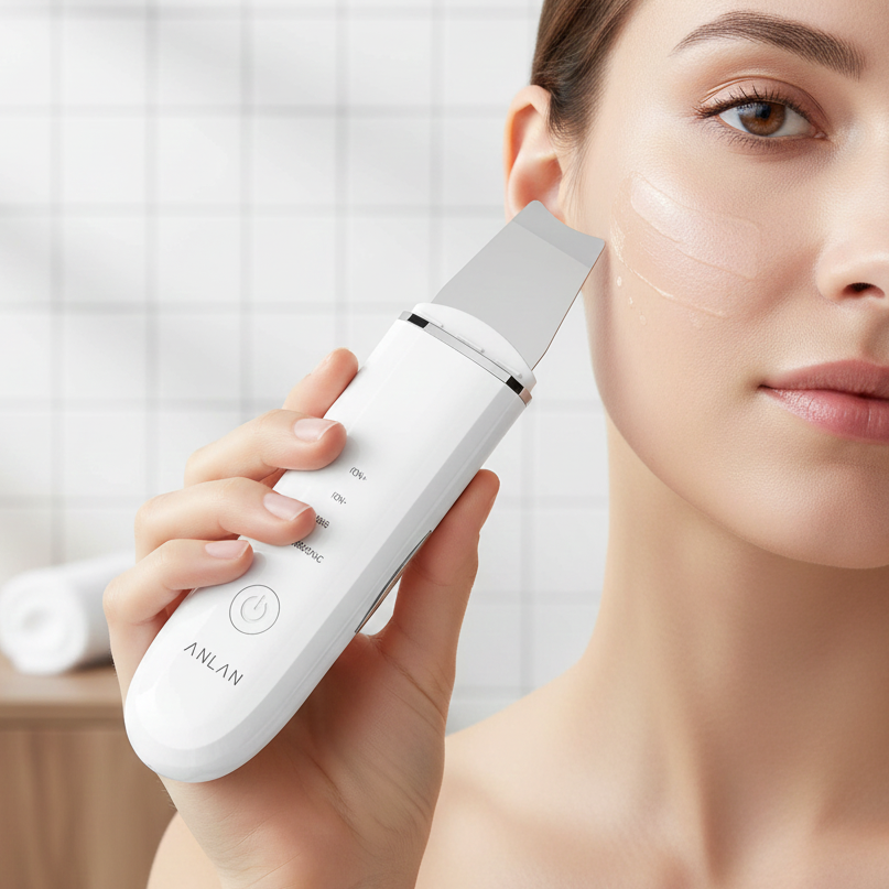 Ultrasonic Skin Scrubber with EMS Lifting & ION Therapy