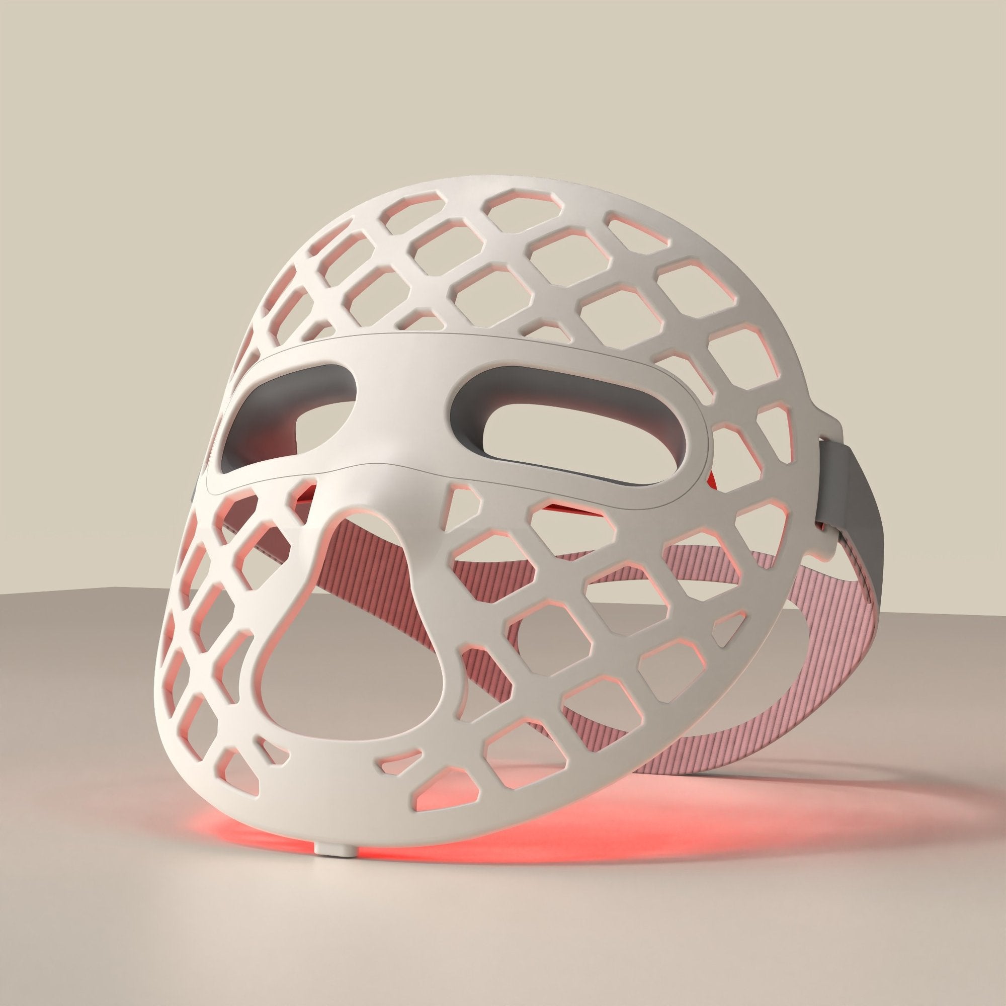 Soller LED mask 630nm red light therapy for reducing fine lines and wrinkles